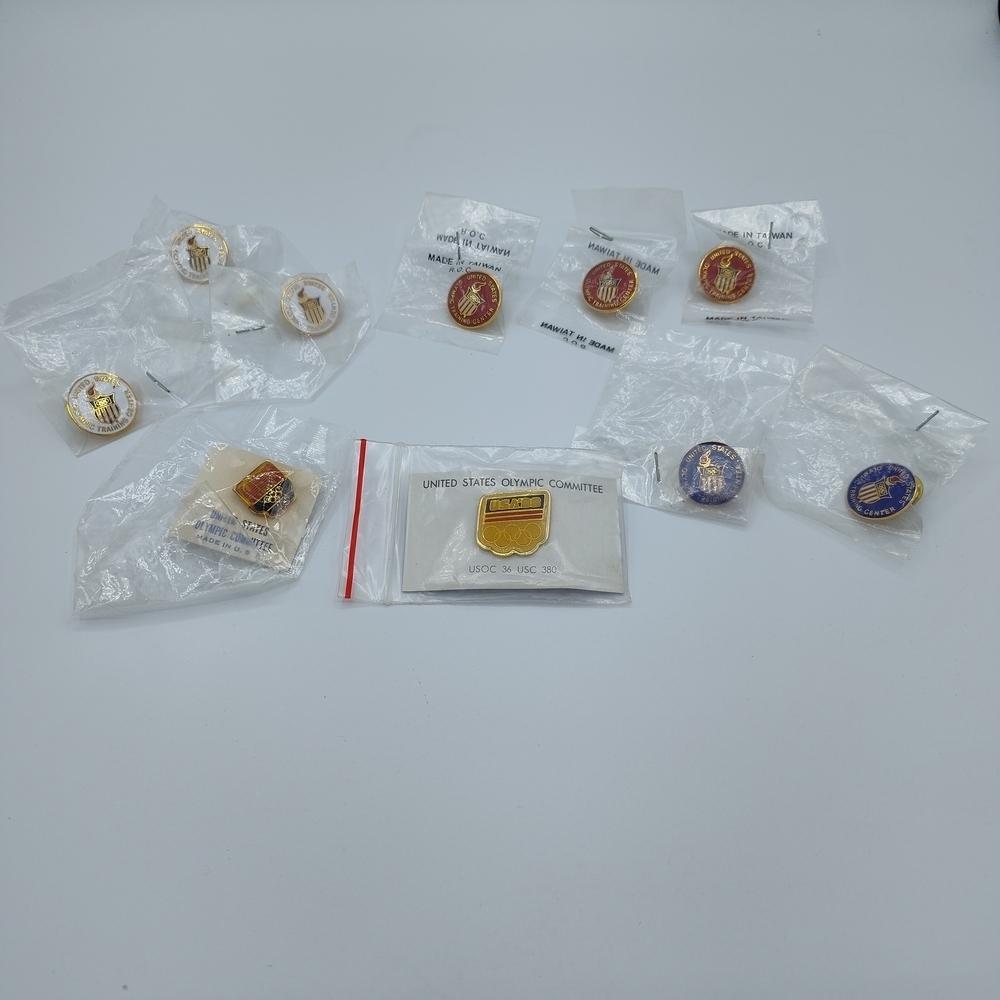 🏅 Vintage United States Olympic Committee (USOC) Lapel Pin Collection – Sealed